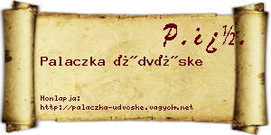 Palaczka Üdvöske névjegykártya